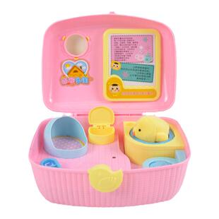 感应小鸡养成屋儿童玩具女孩子礼物可爱萌宠鸡窝洗澡过家家