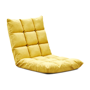 懒人沙发榻榻米靠背单人折叠休闲椅床上电脑椅卧室阳台飘窗小靠椅