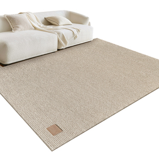 赛波斯云织毯进口全羊毛地毯无胶客厅素色中古轻奢卧室2025新款