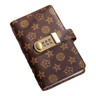 2026高档收纳册子家庭理财本大容量存钱夹钱册现金存钱本钞票收纳册带密码锁纸币收藏册纪念钞存放本