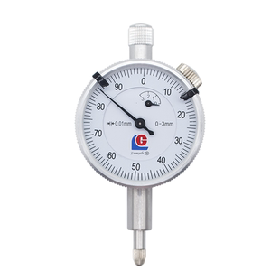 广陆百分表高精度千分表头防震小表盘机械指示表磁力表座支架10mm