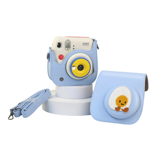 富士拍立得可喜C9/mini12/11相机包刺绣图案单肩包收纳包保护套