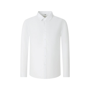 SHANSHAN杉杉长袖加绒衬衫男款2025冬季新款商务休闲保暖衬衣男士