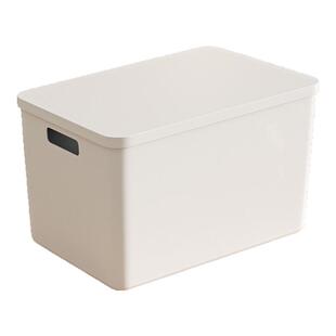 收纳箱带盖家用衣服收纳零食玩具塑料收纳盒大容量杂物整理储物盒