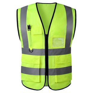 反光安全背心加肥加大大码马甲荧光绿工作服建筑工地安全衣服定制