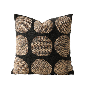 法式中古风抱枕沙发客厅轻奢高级感靠枕侘寂风民宿靠垫飘窗装饰