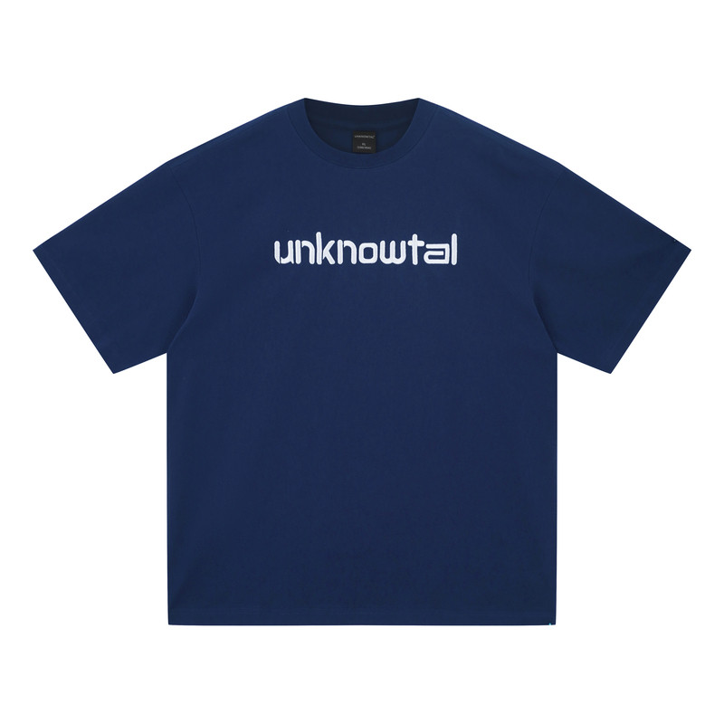 UNKNOWTAL刺绣LOGO长绒棉短袖