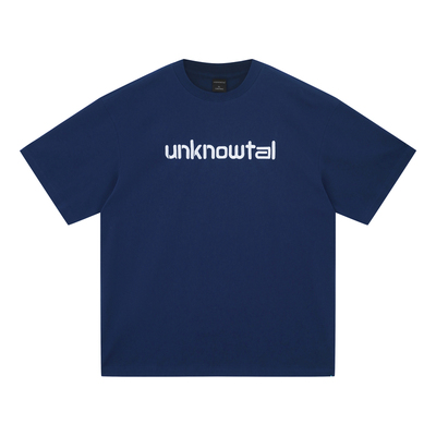 UNKNOWTAL刺绣LOGO长绒棉短袖