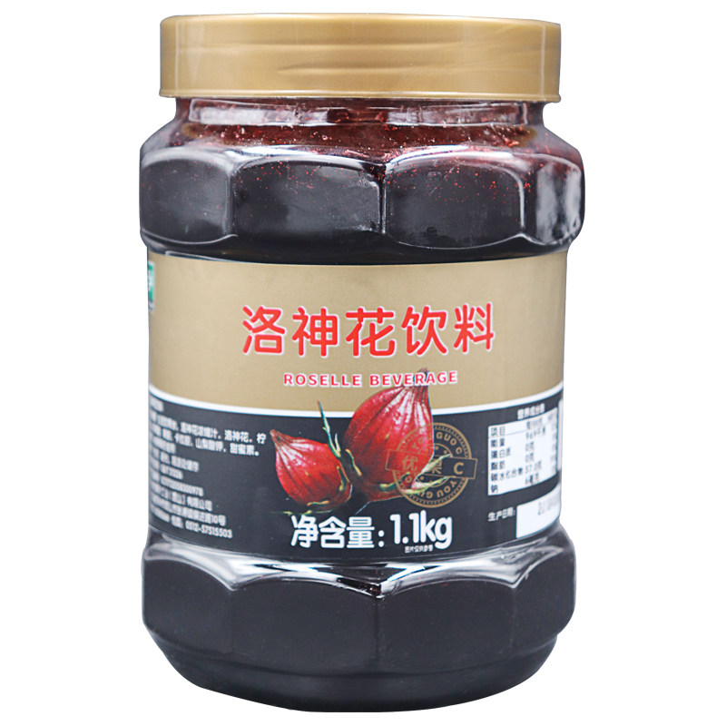 鲜活洛神优果浓浆奶茶原料