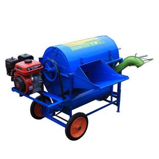 全喂入水稻脱粒机小麦高粱黄豆自排草秸秆粉碎家用全自动打谷机