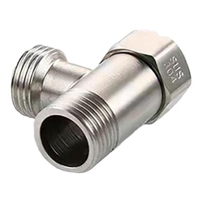 内外丝一分二接头一进二出水龙头