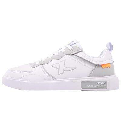 特步男鞋运动鞋男低帮小白鞋板鞋