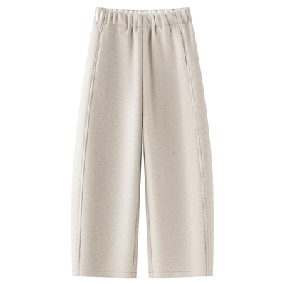 紫红色小个子加厚哈伦裤女新款