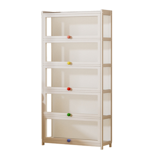 手办展示柜亚克力模型陈列柜痛柜收纳柜落地防尘置物架飘窗窄书架