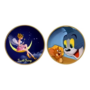 牙仙子送孩子的礼物黄铜金属金币游戏钱币儿童过家家奖励礼品宝藏