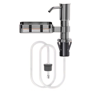 厨房洗洁精水槽按压器太空铝快装皂液器家用洗碗槽洗涤剂灵压取器