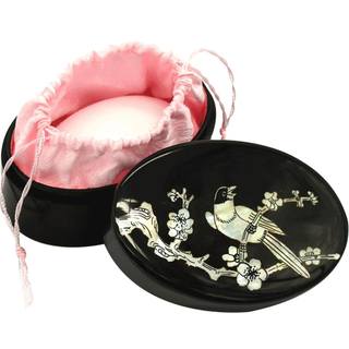 谢馥春工艺国妆鸭蛋香粉散粉定妆粉饼晚安粉40g漆器盒螺钿礼盒装