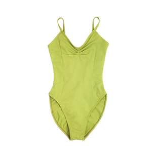 舞蹈鱼美人艺考高胯低背包身练功服舞蹈高弹吊带训练连体服5296