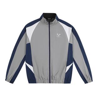 【明星同款】DNA拼色运动夹克25年秋时尚休闲潮流复古宽松外套