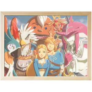 塞尔达传说荒野之息 王国之泪 林克 米法周边 海报壁画 挂画礼物