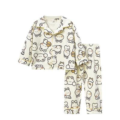 安之伴儿童春秋长袖纯棉两件套