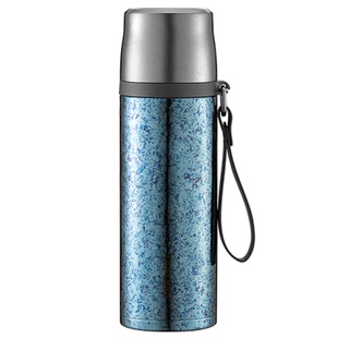 日本泰福高纯钛保温杯闷茶杯全钛双层户外便携式水壶泡茶杯钛杯