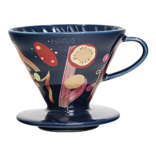 【旗舰店】HARIO爵士乐古典乐艺术限定款V60有田烧陶瓷滤杯VDC
