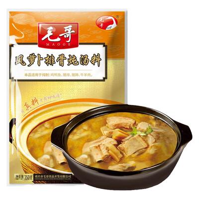 毛哥风萝卜排骨炖汤料350g