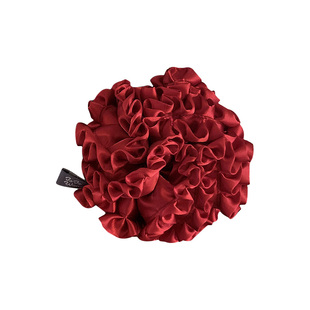 mona同款~三用！立体肠圈发圈头饰女发绳发饰花边头绳韩国头花边