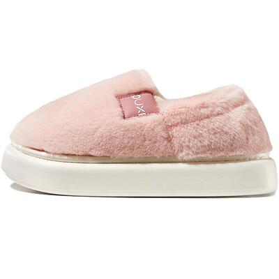 朴西棉拖鞋包跟秋冬保暖防滑居家室内厚底毛绒踩屎感月子鞋棉鞋女