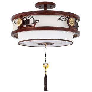 新中式吊灯卧室中式吸顶灯客厅中国风禅意复古茶室餐厅饭店包间灯