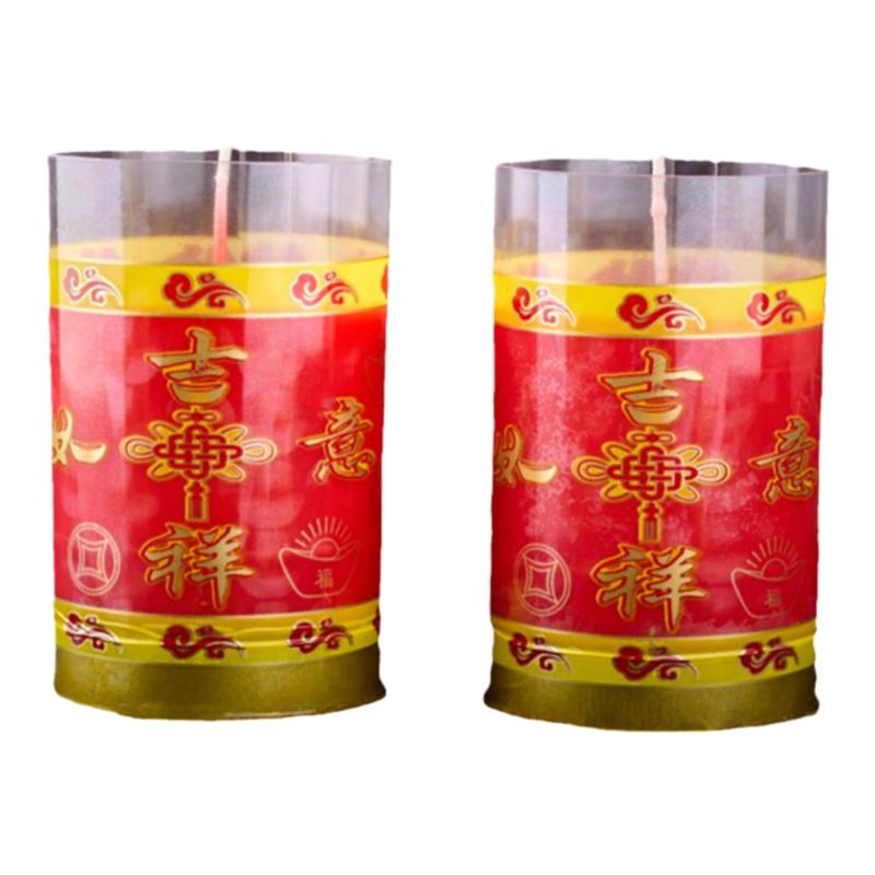 整箱植物无烟供佛蜡烛酥油灯斗烛