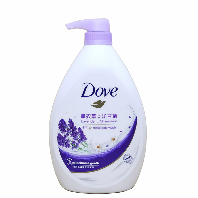 多芬清爽薰衣草沐浴乳保湿1kg泡