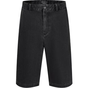 速写奥莱outlets男装春夏折扣新款棉质休闲宽松牛仔中短裤时尚