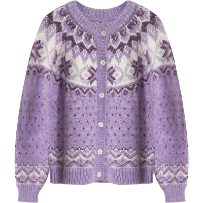 稀有概率松林絮语费尔岛开衫