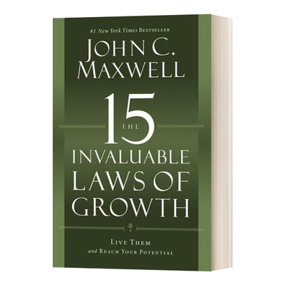 英文原版 The 15 Invaluable Laws of Growth 个人成长力15法则 自我成长 成功学 约翰 麦克斯韦尔 英文版 进口英语原版书籍