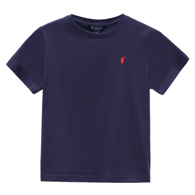 【3A抗菌】POLOWALK童装2026夏季新品男童短袖T恤圆领套头衫速干