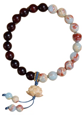 天然寿山石手串佛珠念珠