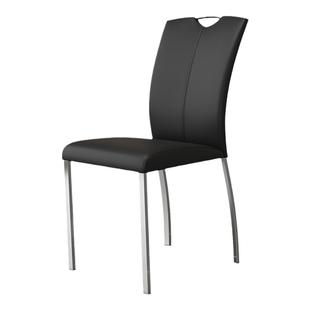 可好餐椅子现代简约轻奢家用餐厅椅酒店洽谈椅不锈钢高靠背凳子