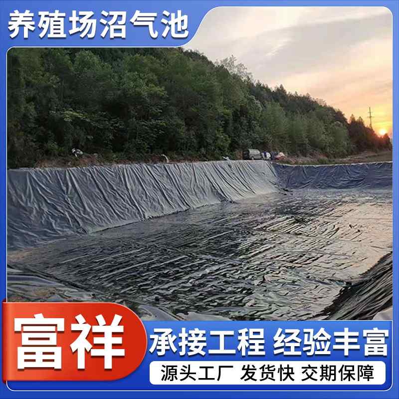 厂家定 制软体沼气池 大型红泥沼气池 大型沼气袋 pvc加网布材料