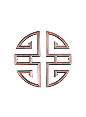 仿古半圆酒柜锌合金门把手