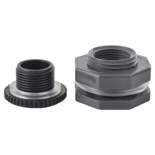 水箱接头堵头套装水桶水塔鱼缸帆布池内外丝接口排水管塑料配件