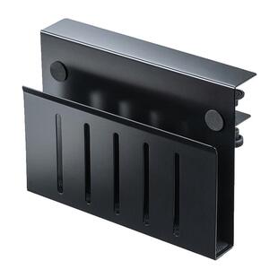 SANWA钳夹式桌边收纳架办公桌笔记本电脑收纳架平板键盘数位板免打孔挂式收纳篮杂志报纸会议文件资料整理架