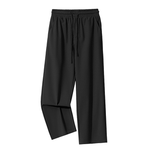 班尼路S&K系列凉感格裤子男款夏季冰丝速干长裤男士通勤百搭男裤A