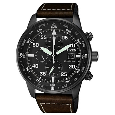 西铁城光动能计时时尚商务男表