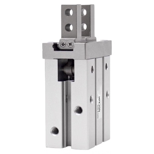 通孔型HFK10N/16N/20N/单动常开HFTK25N/32N/常闭HFSK40N手指气缸