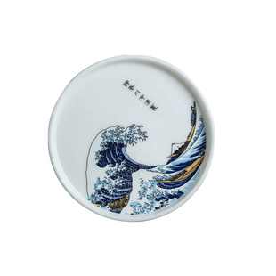 四季茶席羊脂玉瓷提梁功夫茶具盖碗海浪高颜值创意国风商务类礼品