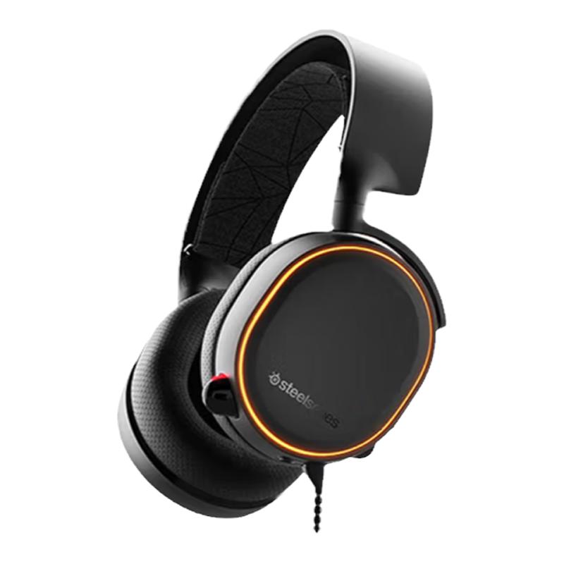 steelseries/赛睿 Arctis5 吃鸡 cf 头戴式电竞游戏耳机带USB声卡