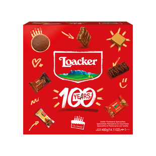 【牛奶和爱丽丝】Loacker莱家进口威化饼干巧克力零食年货礼盒