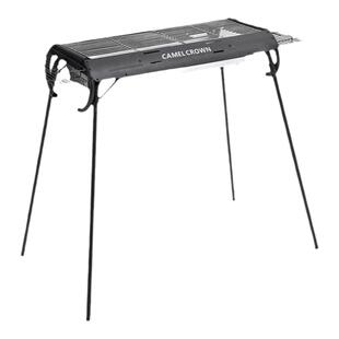 CAMELJEANS烧烤炉户外家用烧烤架高矮可调露营便携折叠野餐烤肉